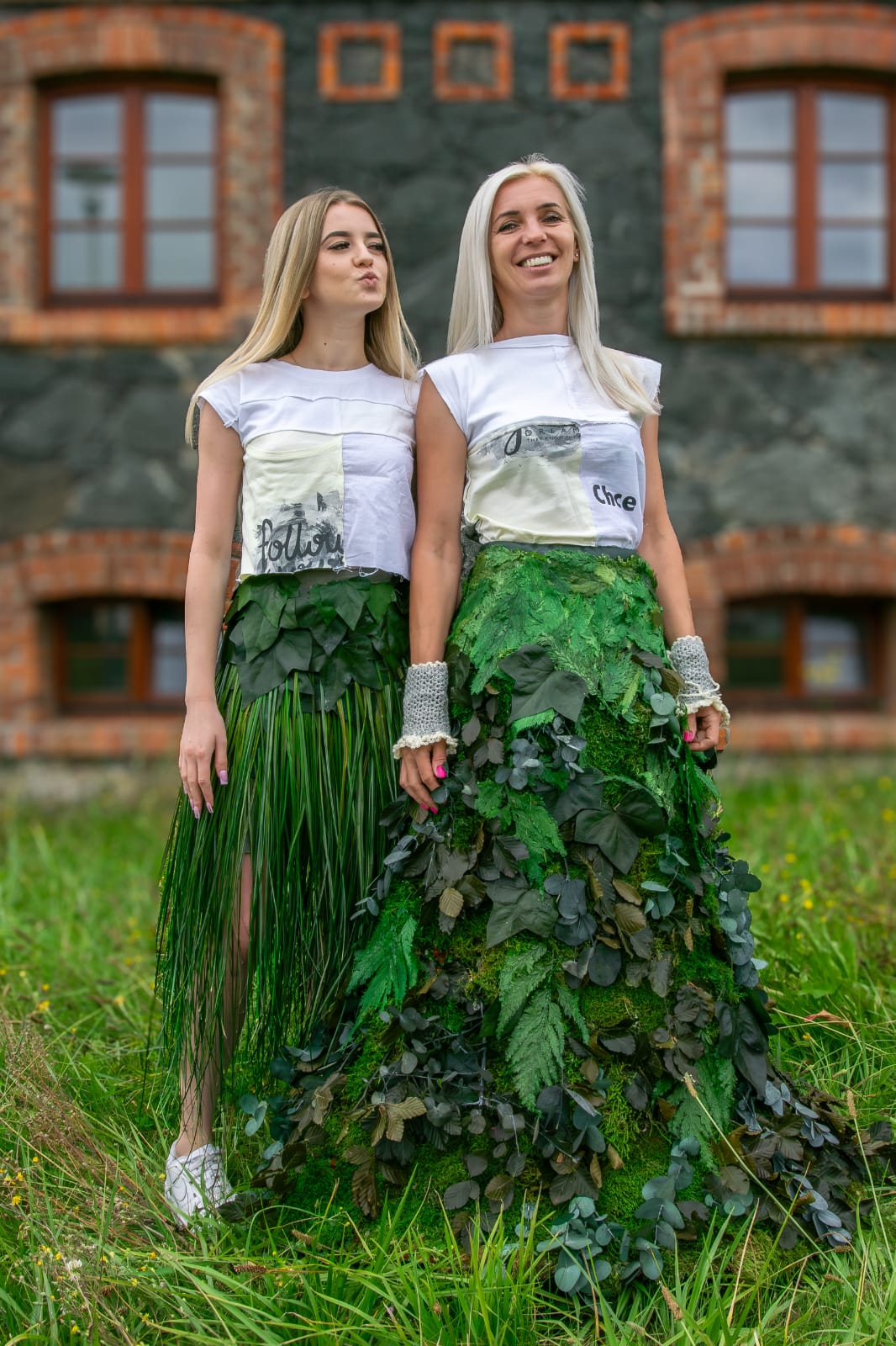 Ubrania z roślin stabilizowanych.